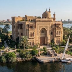 قصر البرنس نجيب عبد الله في جزيرة الدهب.. تحفة معمارية على الطراز المملوكي