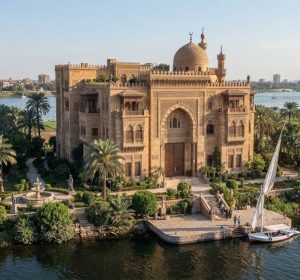 قصر البرنس نجيب عبد الله في جزيرة الدهب.. تحفة معمارية على الطراز المملوكي